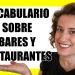 ¿NO te GUSTA este VOCABULARIO sobre la HOSTELERíA en español?  Aprender español para TRABAJAR.
